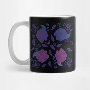 Stained Glass Roses Mug